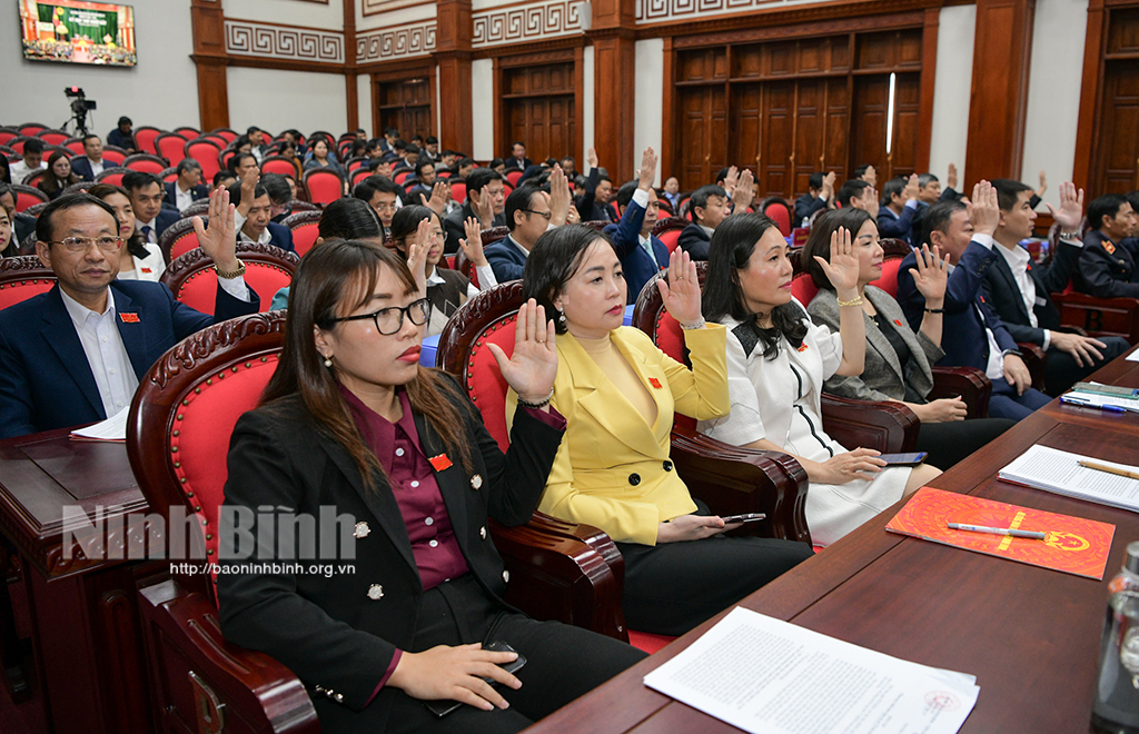 Delegates vote for approval of 65 resolutions mentioned in the session.