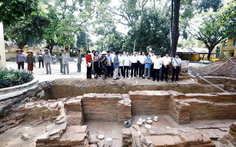Archaeological site in Gia Thuy commune, Nho Quan district.