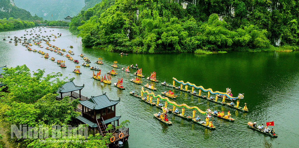 Trang An festival.