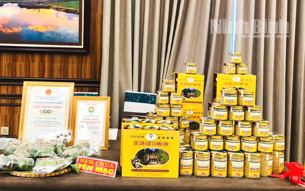 Ninh Binh strives to have 150 OCOP products rated as three-stars upward by 2025
