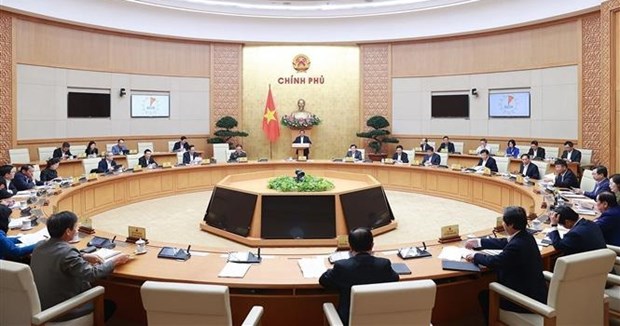 Participants at the meeting. (Photo: VNA)