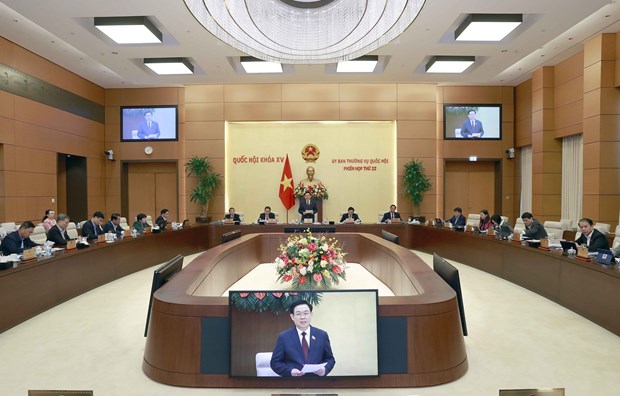 NA Standing Committee convenes 22nd session. (Photo: VNA)
