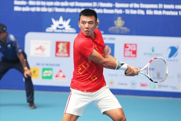 Vietnamese tennis player Ly Hoang Nam was the gold medalist in the men's singles at SEA Games 30 and 31. (Photo: laodong.vn)