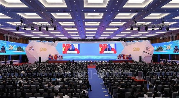The opening ceremony of the 20th China-ASEAN Expo (CAEXPO) and China-ASEAN Business and Investment Summit (CABIS) in Nanning city, China's Guangxi province. (Photo: VNA)
